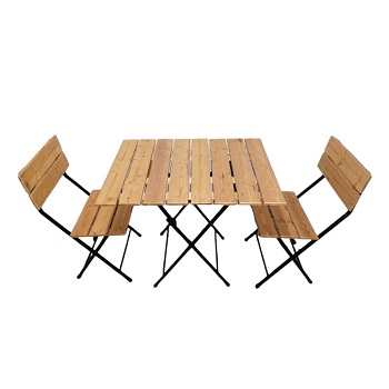 میز و صندلی سفری مدل تاشو مجموعه 3 عددی - nevin.ir